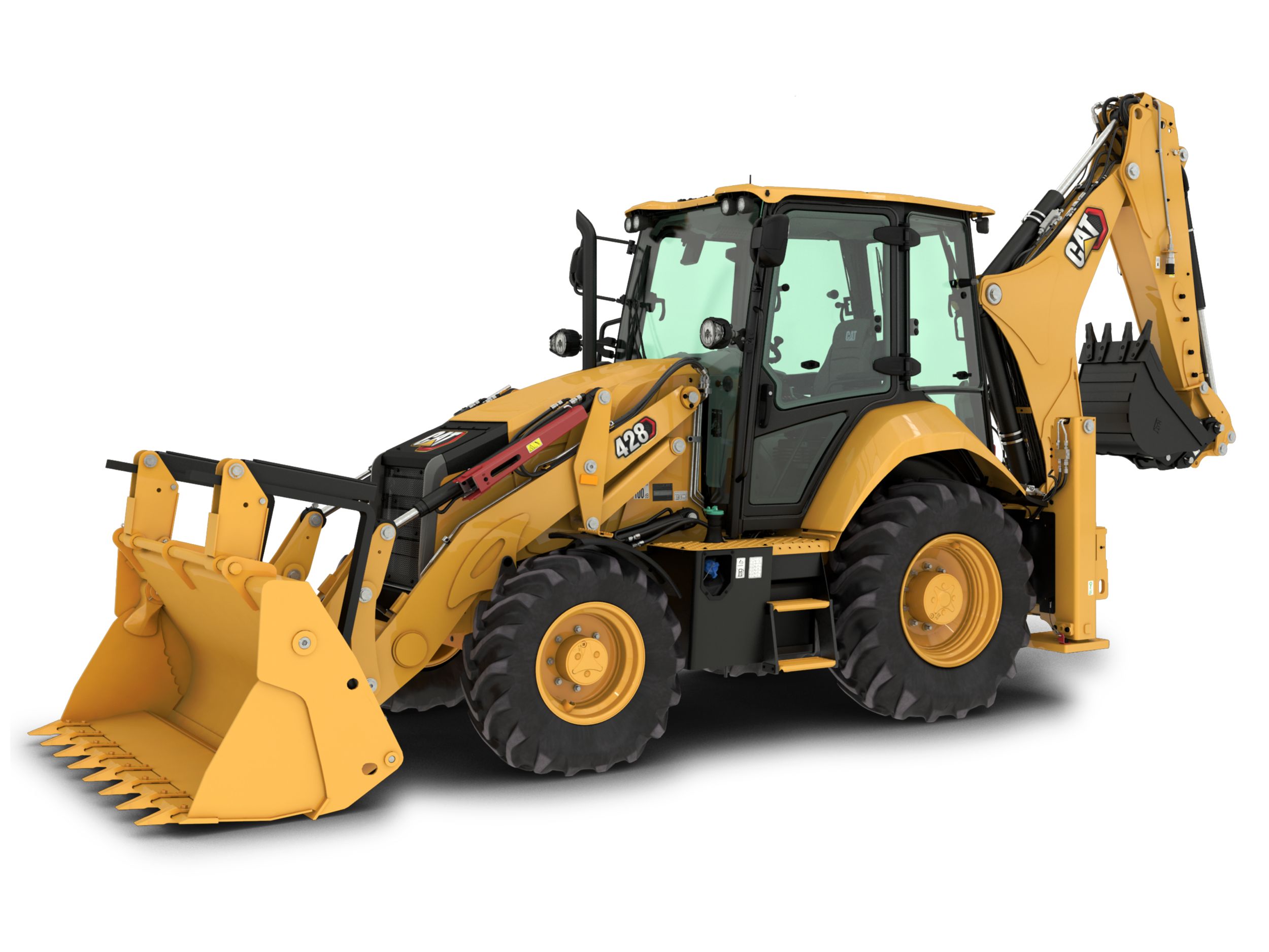 CAT backhoe loader